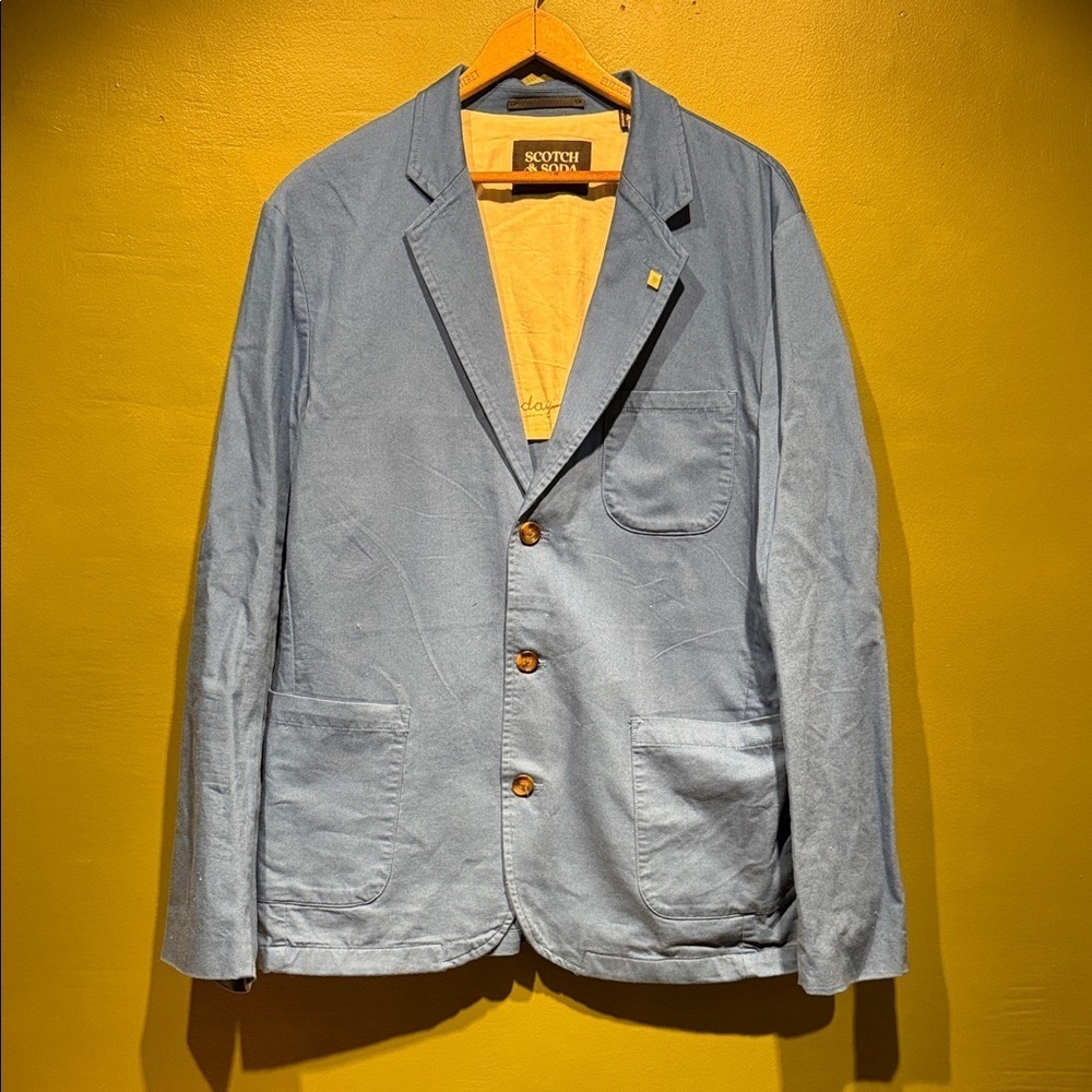 Scotch & Soda Men's Blue Blazer